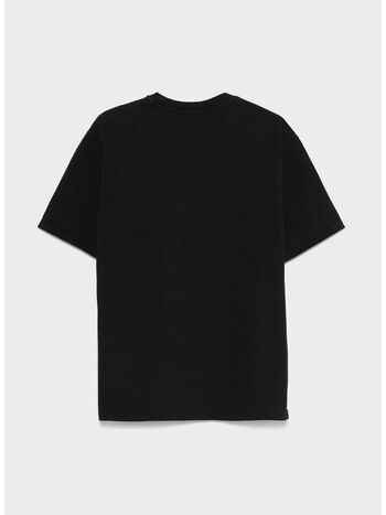 T-SHIRT LOGO TONO SU TONO UNISEX, 12OK HEAVY CO BLACK, small