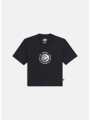 T-SHIRT GARDEN PLAIN, BLK1 BLACK, small