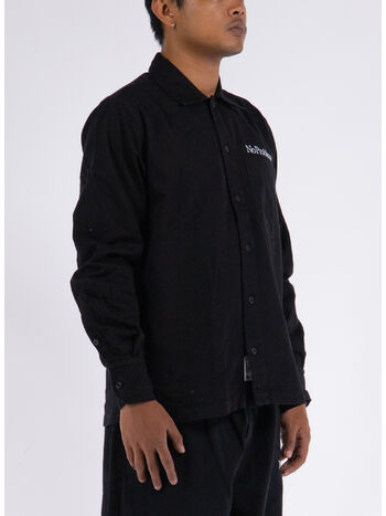 CAMICIA NO MINI PROBLEMO UNIFORM, BLK BLACK, small