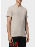 T-SHIRT MANICA CORTA CON LOGO RICAMATO, EXPEDITION DUNE, thumb