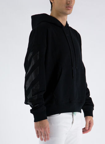 FELPA RUBER ARROW SKATE HOODIE, 1010BLACKBLACK, small