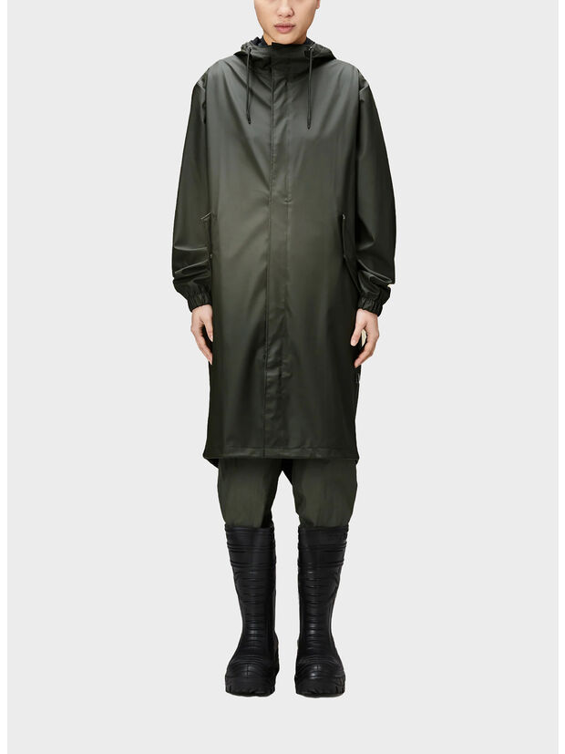 CAPPOTTO PARKA FISHTAIL, 03 GREEN, large