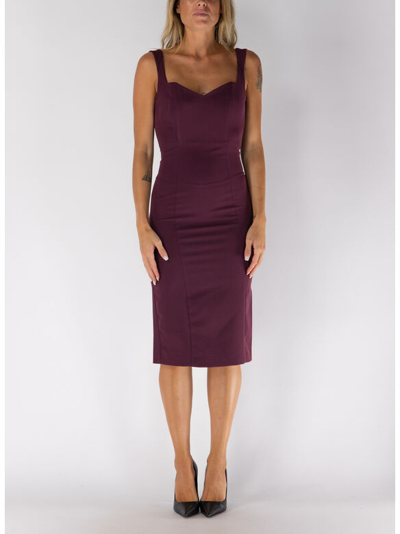 ABITO A TUBINO PERFECT, BORDEAUX, medium