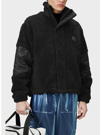 GIACCA KOFU FLEECE, 01 BLACK, small