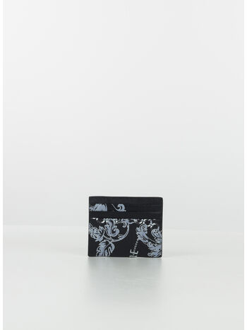 PORTACARTE CHAIN COUTURE, 899 BLACK, small