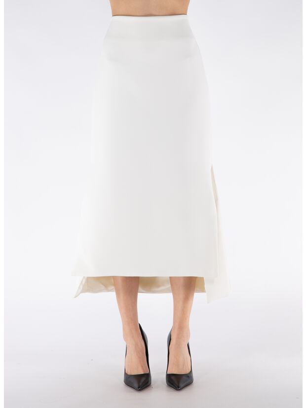 GONNA MIDI ADELFI, 004 IVORY, large