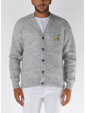 CARDIGAN D RAISIN, GY GREY, small