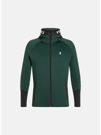 FELPA RIDER ZIP, PINE NEEDLE/AVID BEI, small