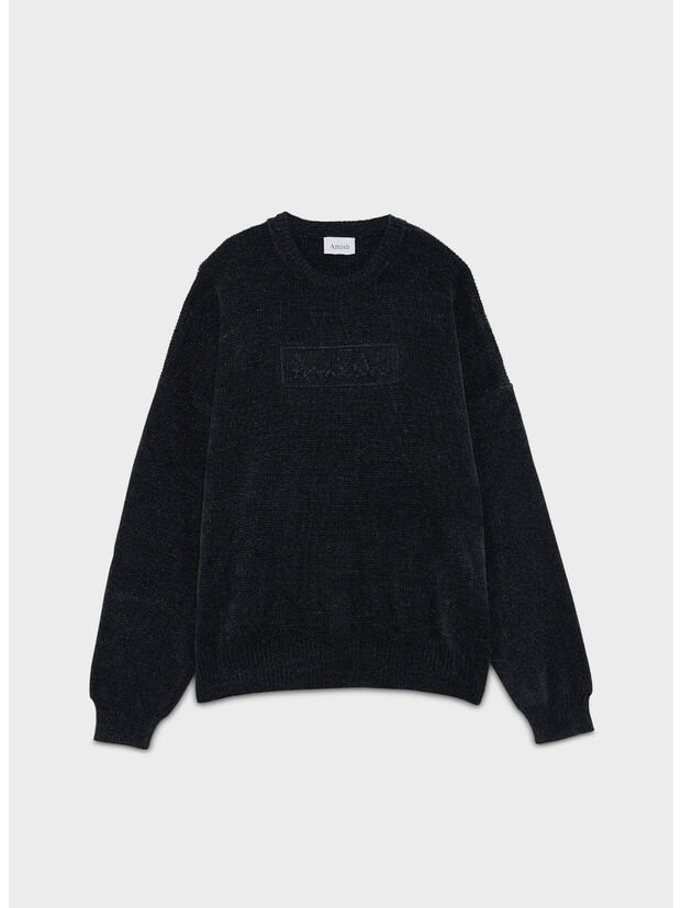 MAGLIONE EMBOSSED, C0048 BLUE NAVY, large