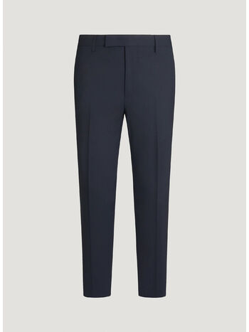 PANTALONE CHINO DIECI CON PINCES, 0370 BLU, small