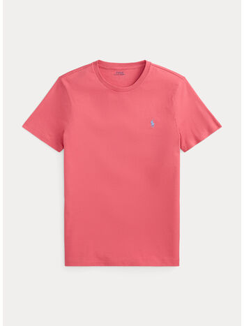 T-SHIRT IN JERSEY CUSTOM SLIM-FIT, RED SKY/C7215, small