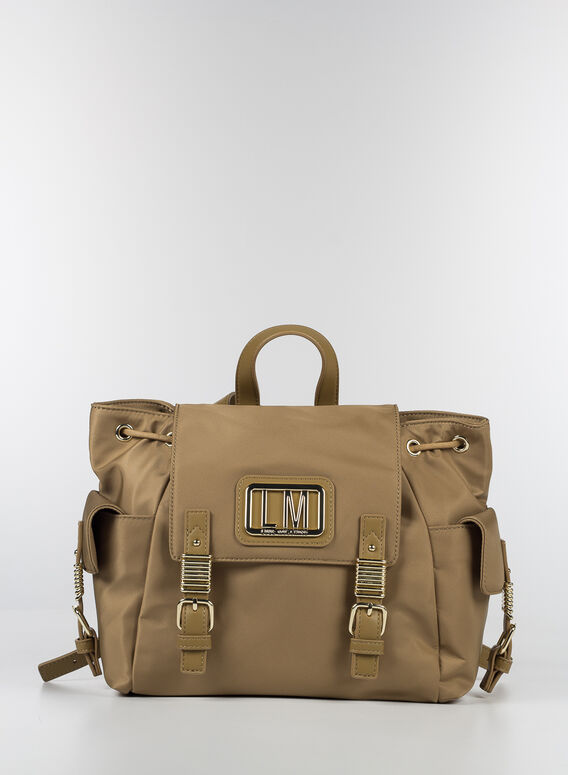 ZAINO IN NYLON LM, 104BEIGE, medium