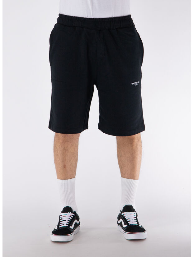 SHORT CON COULISSE, NERO, large