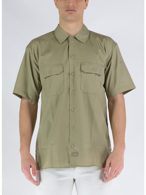 CAMICIA WORK SHIRT, KHK1 KHAKI, large