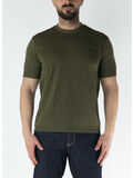 T-SHIRT BASIC ESSENTIAL, 7745 VERDE MILITARE, thumb