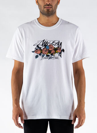 T-SHIRT ITP ROSES, WHITE, small