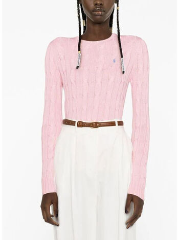 MAGLIONE GIROCOLLO, CARMEL PINK, small