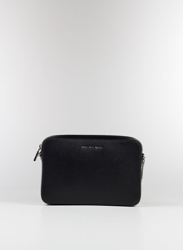 BORSA A TRACOLLA JET SET, BLACK, large