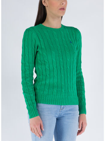 MAGLIONE GIROCOLLO, PREPPY GREEN, small