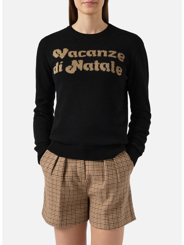 MAGLIONE NEW QUEEN, 00432I VACANZE LOGO 00OR, large