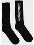 CALZINI CLASSIC LOGO, 1001 BLACK WHITE, thumb