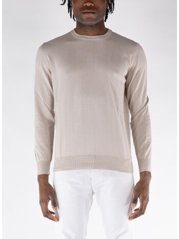 MAGLIONE GIROCOLLO, 16 SABBIA, small