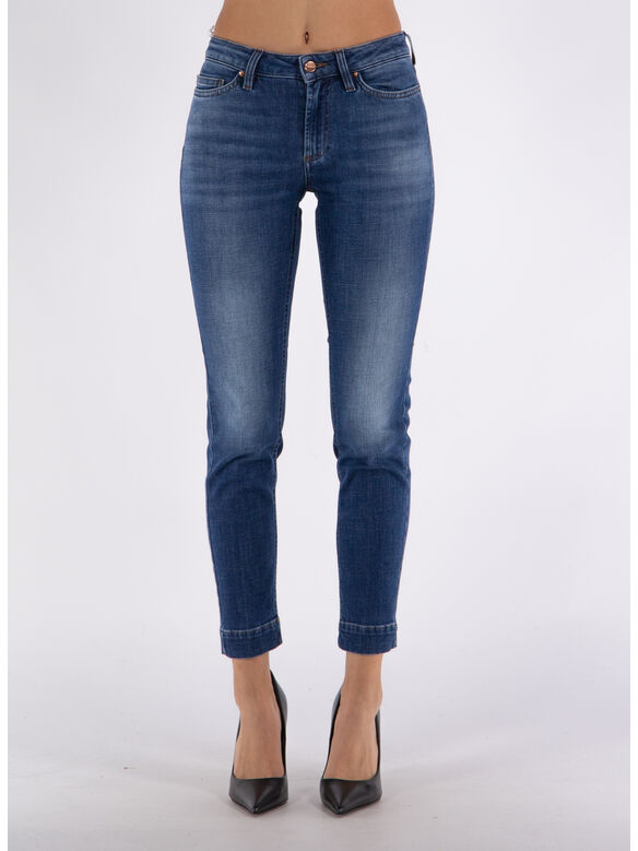 JEANS BORDEAUX, MIDBLUE, medium