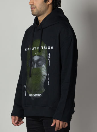 FELPA HOODIE KANYE MASK, 009BLACK, small