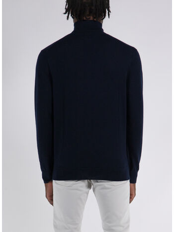 PULLOVER A COLLO ALTO, HUNTER NAVY, small