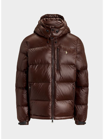 PIUMINO TRAPUNTATO, NUTMEG BROWN GLOSSY, small