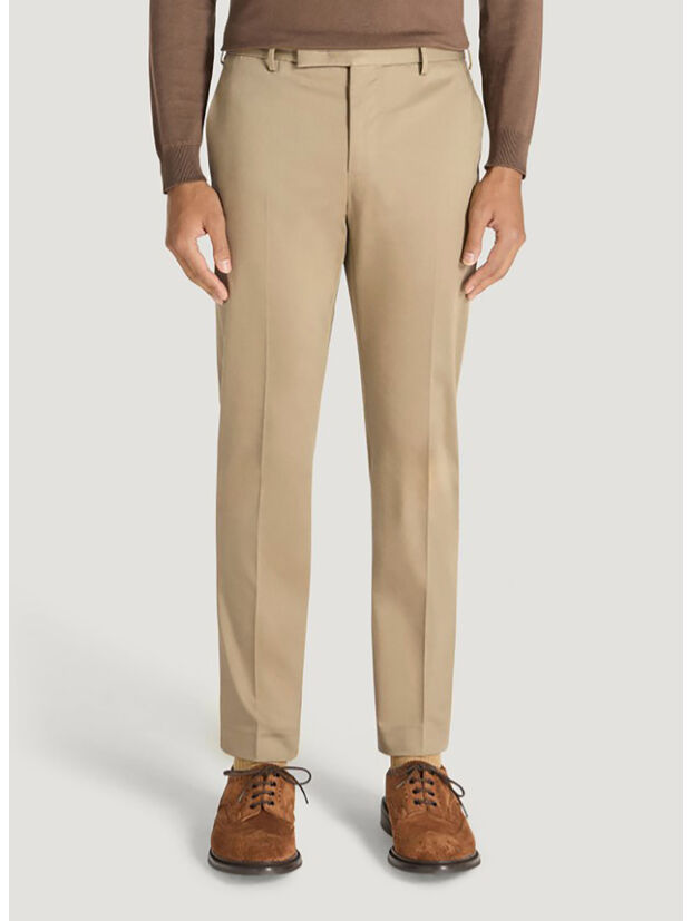 PANTALONE REBEL IN GABARDINA, 0040 SABBIA, large