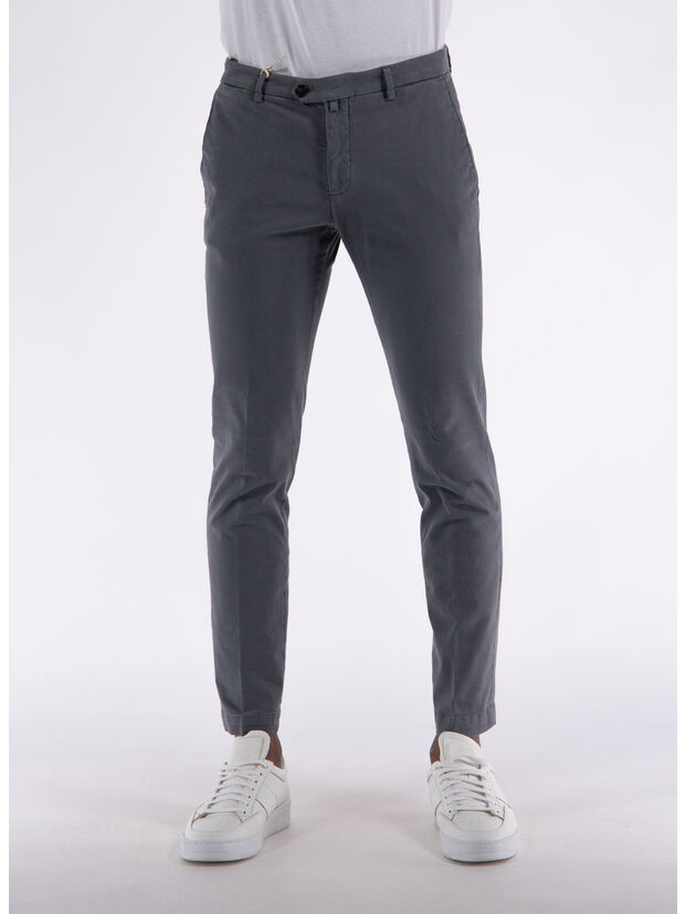 PANTALONE SLIM, 00070 GRIGIO MEDIO, large