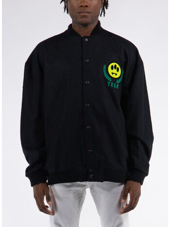 GIUBBOTTO VARSITY, 110 NERO/BLACK, small