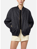 GIUBBOTTO BOMBER JACQUARD, 110 NERO, thumb