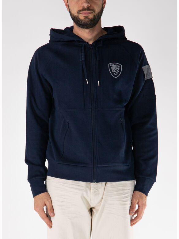 FELPA HOODIE BEAL, 888 BLU, medium