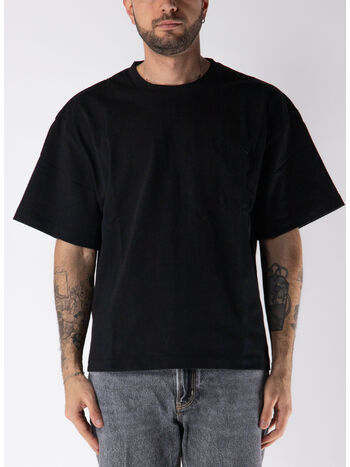 T-SHIRT CLASSIC EMBROIDERY LOGO BOXY, CHB BLACK CLASSIC, small