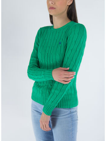 MAGLIONE GIROCOLLO, PREPPY GREEN, small