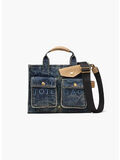 BORSA TOTE M DENIM, 427 DARK WASH INDIGO, thumb