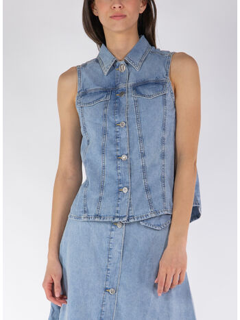 CAMICIA DENIM CHAMBRAY, A1294, small