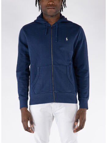 FELPA FULL ZIP CON LOGO, , small