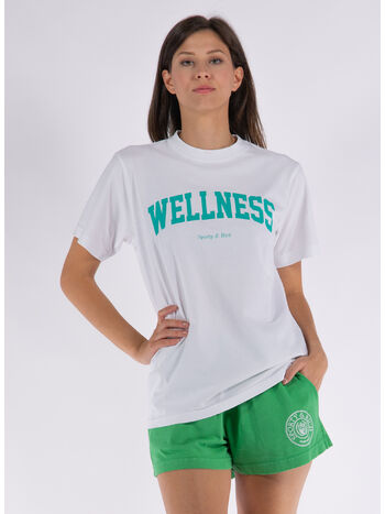 T-SHIRT  WELLNESS, WHITE, small