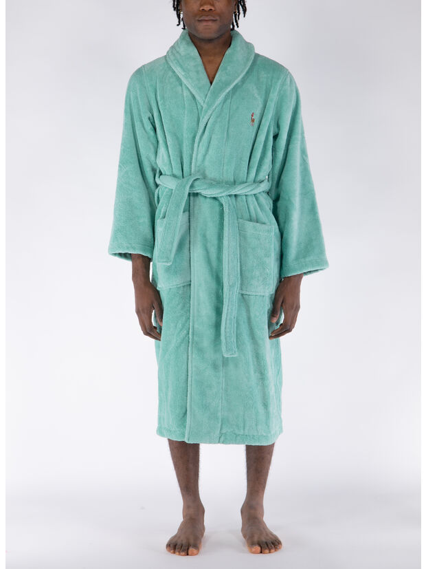 ACCAPATOIO SHAWL LOUNGE ROBE, CELADON, large