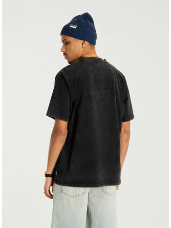 T-SHIRT WBBAINE WASHED TEE, 01 BLACK, small