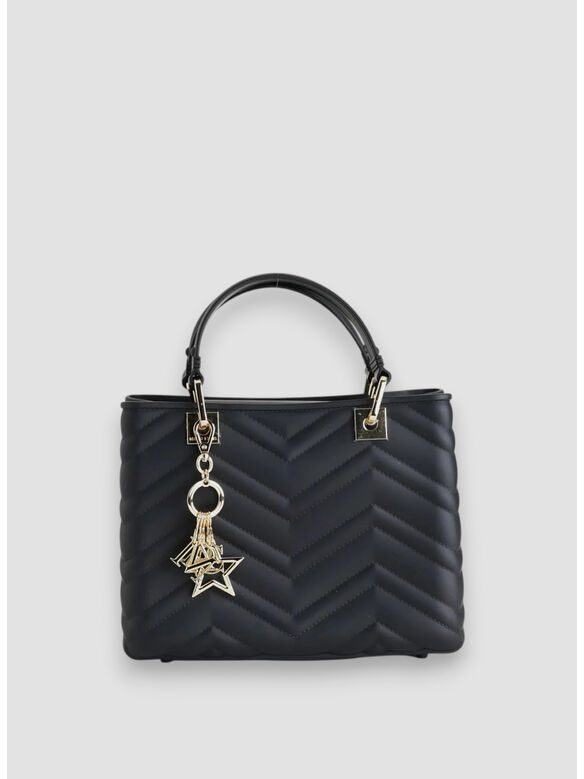 BORSA KRISSY WAVE M, BLG BLACK / LIGHT GOLD, medium