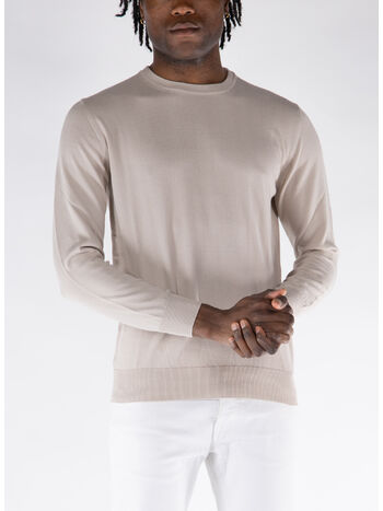 MAGLIONE GIROCOLLO, 16 SABBIA, small