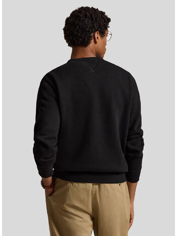 FELPA GIROCOLLO, POLO BLACK, small