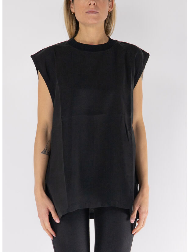 CANOTTA A SPALLA LARGA, 296 BLACK CAVIAR, large