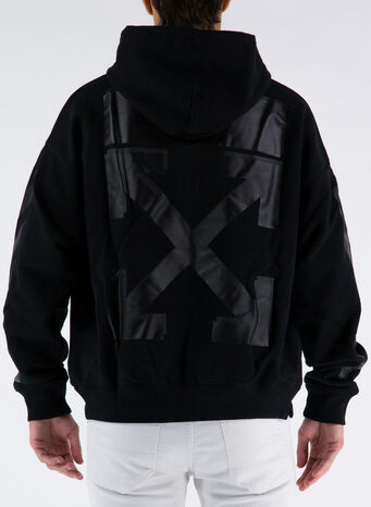 FELPA RUBER ARROW SKATE HOODIE, 1010BLACKBLACK, small