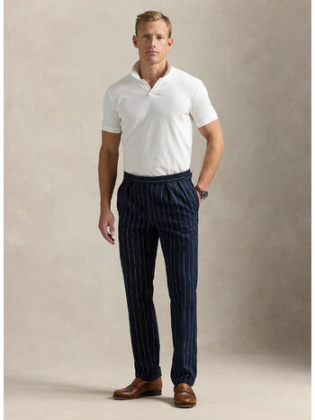 POLO IN PIQU&Eacute; STRETCH CUSTOM, WHITE/C1730, small