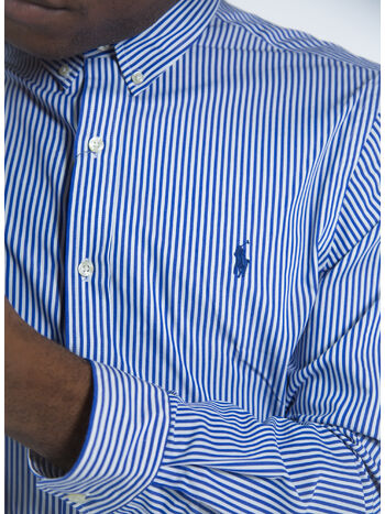 CAMICIA OXFORD, BLUE/WHITE BENGAL ST, small